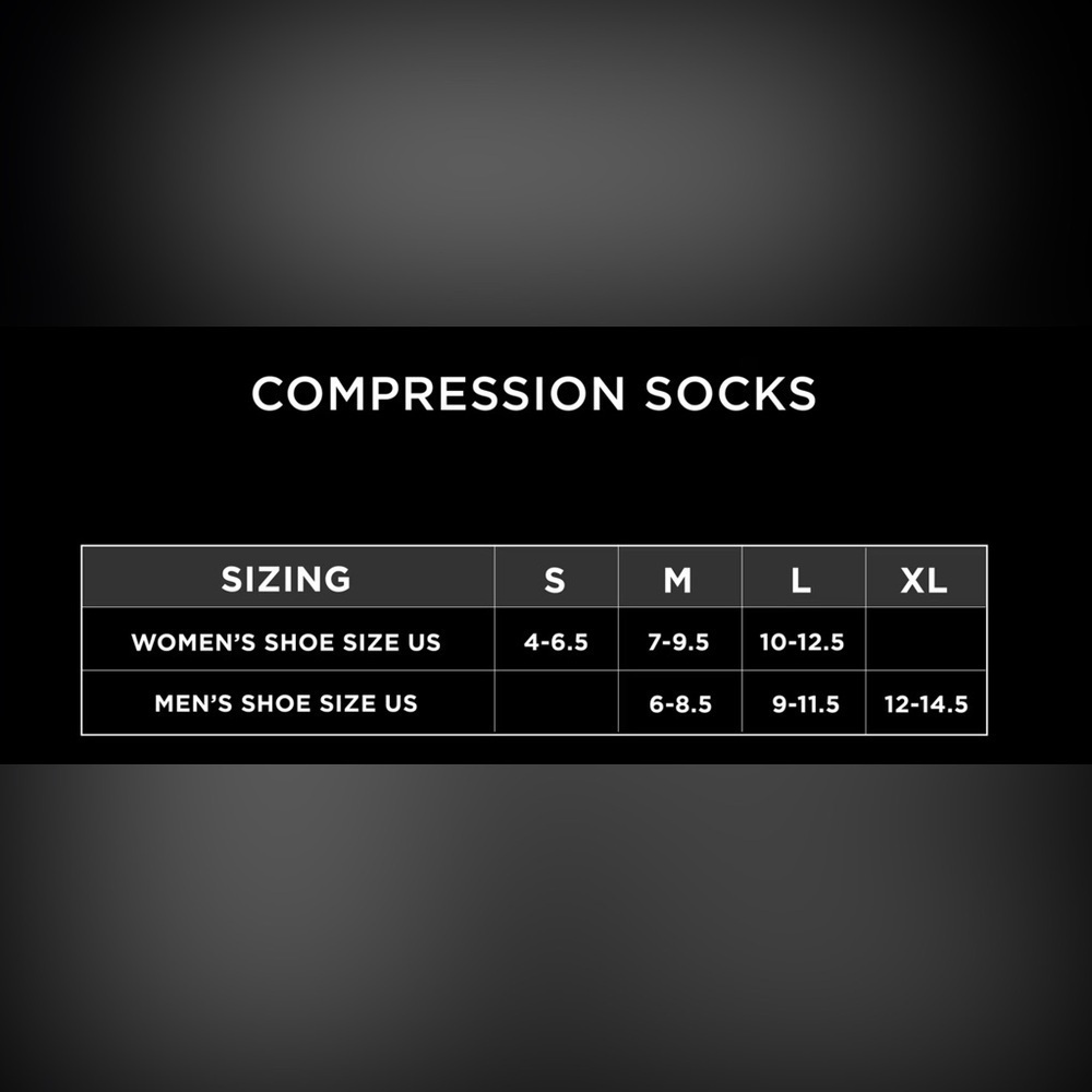 Tommie Copper Unisex NWT Over the Calf Compression Socks; Multi 4-Pack Sz M - Picture 3 of 5